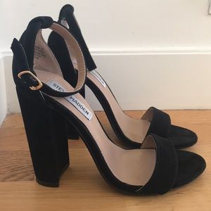 Steve Madden Size 7 Black Strappy Heels!